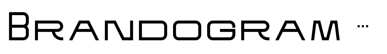 Brandogram Monogram Typeface Medium